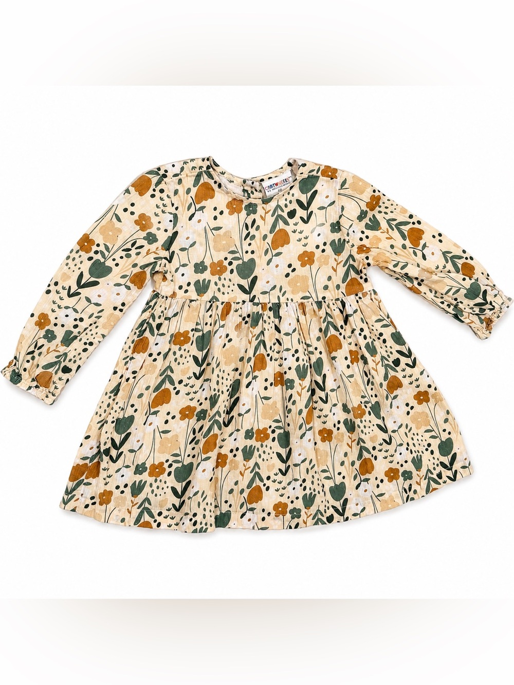 ✨Cartwheels by Charlie Page| Floral Knit Girls Dress Size 2T 100% Cotton